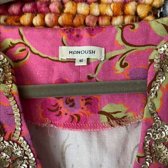 Pink Floral Embellished Tunic - Picture 6 of 10